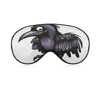 Ravens Eye Mask Sleep Mask for Side Sleeper Women Men Pressure-Free & Light Block-Out Blindfold Soft Comfortable Eye Covers Breathable Blindfold Adjustable