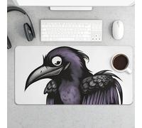 Ravens Gaming Mouse Pad 12x24 Inch Desk Pad Protector Waterproof Non-Slip Rubber Base Keyboard Mat Extra Large Desktop Mat for Office Home Computer Laptop Table Accessory