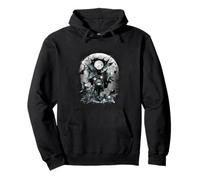 Ravens Girls Fairy Tale Figurine Crows Birds Children Children Pullover Hoodie