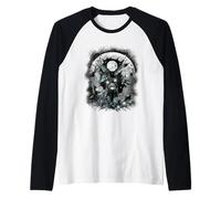 Ravens Girls Fairy Tale Figurine Crows Birds Children Children Raglan Baseball Tee