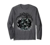 Ravens Girls Fairy Tale Figurine Crows Birds Children Long Sleeve T-Shirt