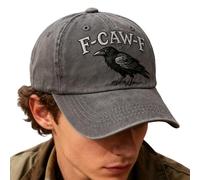 Ravens Hat | Vintage Soft Clothing Accessory | Crow Baseball Caps - for Outdoor Fishing Garden Yard Hiking Summer Work Travel Beach Sports Mowing Golf Boating