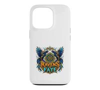 Ravens Of Fate Norse Myth Symbol Design Case for iPhone 13 Pro