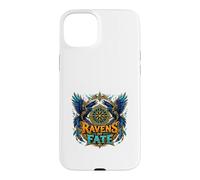 Ravens Of Fate Norse Myth Symbol Design Case for iPhone 15 Plus