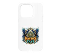 Ravens Of Fate Norse Myth Symbol Design Case for iPhone 15 Pro