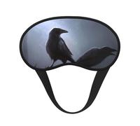 Ravens Polyester Sleep Mask,Light Blocking Sleep Eye Mask,Night Sleeping Mask, Eye Blinder
