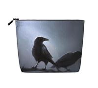 Ravens Print Makeup Bag Travel Toiletry Bag,Travel Makeup Bag,Portable Women Makeup Organizer Case