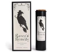 Ravens' Remedy Ritual Candle with Lavender and Fennel, 24 cm x 9 cm, Spiritual Protection