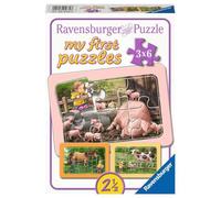 Ravensburger 05679 Children's Puzzle Lotta on the Farm My First Puzzle for Children from 2.5 Years with 3 x 6 Pieces