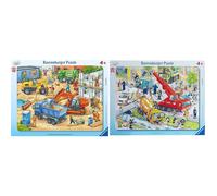 Ravensburger 06120 4 "Large Construction Vehicles Puzzle Single