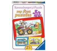 Ravensburger 06573 8 "Digger/Tractor/Dropside Puzzle
