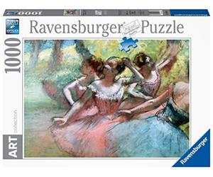 Ravensburger - 1000 Piece Adult Puzzle - Four Ballerina on the Stage - Edgar Degas - Art Collection - 14847