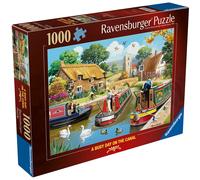 Ravensburger 1000 Piece Jigsaw Puzzle A Busy Day on the Canal