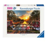 Ravensburger Bicycles in Amsterdam 1000 Piece Jigsaw Puzzle Premium Quality