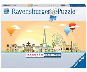 Ravensburger - 1000 Piece Puzzle Day in Paris Panorama Collection for Adults, Gift Idea for Her or Him, Board Game, 98 x 37 cm