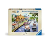 Ravensburger 1000 Piece Puzzle Evening on the River Leisure Days No 7 Canals