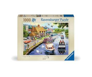 Ravensburger 1000 Piece Puzzle Evening on the River Leisure Days No 7 Canals