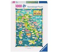Ravensburger - Tour dei Wine d'Italia 1000 Piece Jigsaw Puzzle for Adults and Teenagers, Gift Idea for Him or Her, 70 x 50 cm