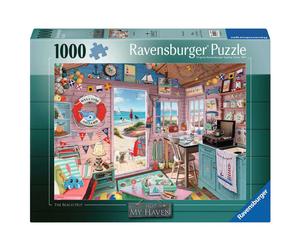 Ravensburger 1000pc My Haven No 7 The Beach Hut Jigsaw NEW / Sealed