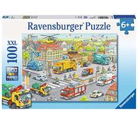 Ravensburger 10558 8 "Vehicles in The City Puzzle (100-Piece)