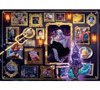 Ravensburger 12000039 - Villainous: Ursula - 1000 pieces jigsaw puzzle - Puzzle for adults and kids age 14 years up, disney jigsaw, disney gifts