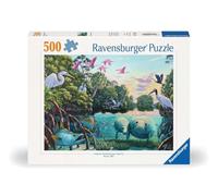 Ravensburger 12000044 - Manatee Moments - 500 pieces jigsaw puzzle - Puzzle for adults and kids age 12 years up, animal puzzle
