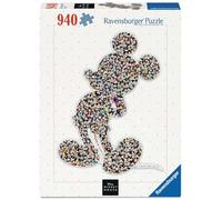 Ravensburger 12000075 - Shape Mickey - 945 pieces jigsaw puzzle - Puzzle for adults and kids age 14 years up, disney jigsaw, disney gifts