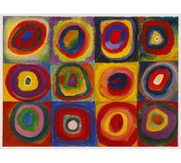 Ravensburger 12000081 - Kandinsky: Color Study - 1500 Piece Jigsaw Puzzle - Adult & Youth Jigsaw Puzzles from 14 Years, Art Jigsaw Puzzles, Painting Puzzle