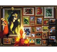 Ravensburger 12000101 - Villainous: Scar - 1000 pieces jigsaw puzzle - Puzzle for adults and kids age 14 years up, disney jigsaw, disney gifts