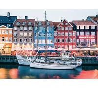 Ravensburger 12000111 - Copenhagen, Denmark - 1000 pieces jigsaw puzzle - Puzzle for adults and kids age 14 years up, jigsaw puzzle Copenhagen