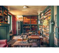 Ravensburger 12000180 - Singer Library - 1000 pieces jigsaw puzzle - Puzzle for adults and kids age 14 years up, lost places jigsaw puzzle