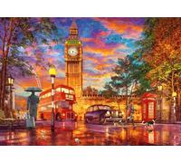 Ravensburger 12000184 - Sunset at Parliament Square - 1000 pieces jigsaw puzzle - Puzzle for adults and kids age 14 years up, jigsaw London
