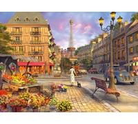 Ravensburger 12000198 - An Evening Walk - 500 pieces jigsaw puzzle - Puzzle for adults and kids age 12 years up, Paris jigsaw