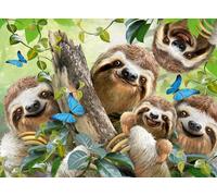 Ravensburger Sloth Selfie 500 Piece Jigsaw Puzzle for Adults - 12000203 - Handcrafted Tooling Made in Germany Every Piece Fits Together Pe