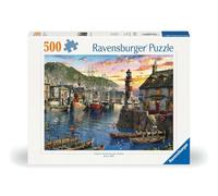 Ravensburger Puzzle 12000212 - Morgens am Hafen - 500 Teile Puzzle für Erwachsen