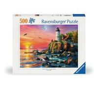 Ravensburger Lighthouse At Sunset 500 Piece Jigsaw Puzzle