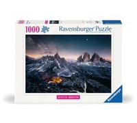 Ravensburger 12000256 - Three Peaks, Dolomites - 1000 pieces jigsaw puzzle - Puzzle for adults and kids age 14 years up, nature puzzle, landscape jigsaw