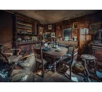 Ravensburger 12000275 - Bizarre Meal - 1000 pieces jigsaw puzzle - Puzzle for adults and kids age 14 years up, lost places jigsaw puzzle