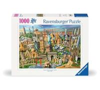 Ravensburger 12000332 - World Landmarks - 1000 pieces jigsaw puzzle - Puzzle for adults and kids age 14 years up,