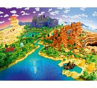Ravensburger 12000433 - World of Minecraft - 1500 pieces jigsaw puzzle - Puzzle for adults and kids age 14 years up, minecraft puzzle, gifts for Minecraft fans