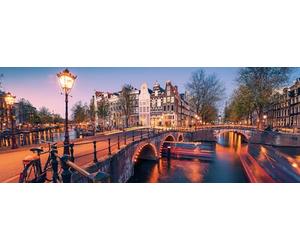 Ravensburger 12000446 - Evening in Amsterdam - 1000 pieces jigsaw puzzle - Puzzle for adults and kids age 14 years up, jigsaw puzzle Amsterdam
