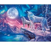 Ravensburger 12000476 - Twilight Howl - 1000 pieces jigsaw puzzle - Puzzle for adults and kids age 14 years up, animal puzzle