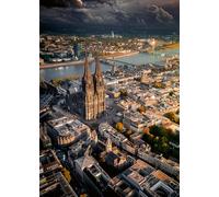 Ravensburger 12000483 - Cologne Cathedral - 1000 pieces jigsaw puzzle - Puzzle for adults and kids age 14 years up,
