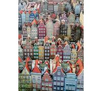 Ravensburger 12000520 - Gdansk Poland - 1000 pieces jigsaw puzzle - Puzzle for adults and kids age 14 years up, jigsaw puzzle Danzig, Poland