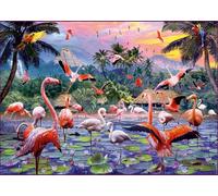Ravensburger Puzzle - 12000574 Pinke Flamingos - 1000 Teile