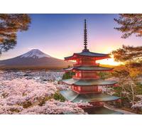 Ravensburger Fuji Cherry Blossom View 1000 Piece Jigsaw Puzzle