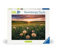 Ravensburger 12000592 - Dandelions at Sunset - 500 pieces jigsaw puzzle - Puzzle for adults and kids age 12 years up, nature puzzle, landscape jigsaw