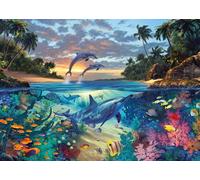 Ravensburger 12000646 - Coral Bay - 1000 pieces jigsaw puzzle - Puzzle for adults and kids age 14 years up, Underwater jigsaw puzzle