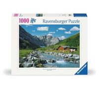 Ravensburger 12000649 - Austrian Mountains - 1000 pieces jigsaw puzzle - Puzzle for adults and kids age 14 years up, nature puzzle, landscape jigsaw