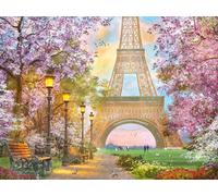 Ravensburger 12000694 - Paris Romance - 1500 pieces jigsaw puzzle - Puzzle for adults and kids age 14 years up, Paris jigsaw